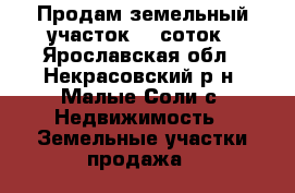 Продам земельный участок 50 соток - Ярославская обл., Некрасовский р-н, Малые Соли с. Недвижимость » Земельные участки продажа   